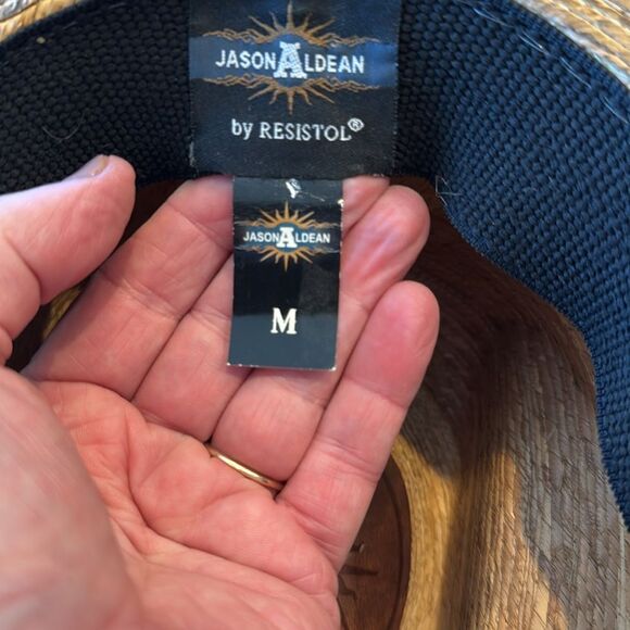 Jason Aldean by Resistol cowboy hat size med new with tag. Be ready for concerts - Picture 8 of 8